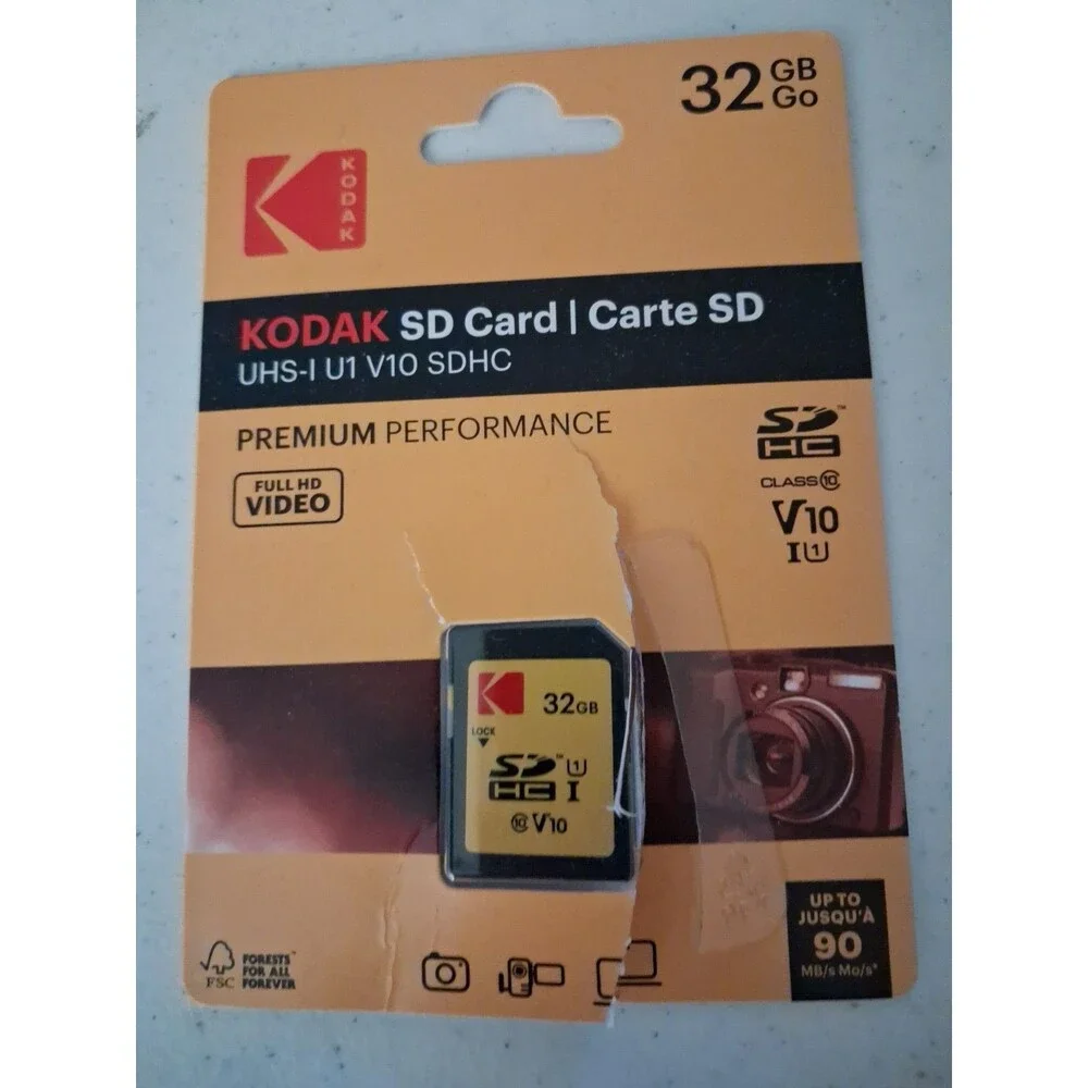 Kodak SD Card UHS-l U1 V10 SDHC 32GB